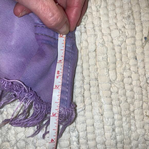 90's Tie Dye Studded Denim Cutoff Jean Shorts - Picture 7 of 8